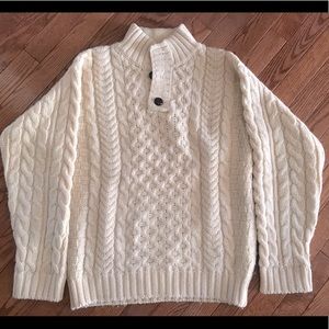 LLBean Irish Fisherman Sweater